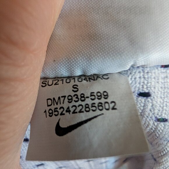 Nike Stories Retro Basketball Jersey 90s Purple Pink Men's Small Athletic Sporty - Picture 9 of 9